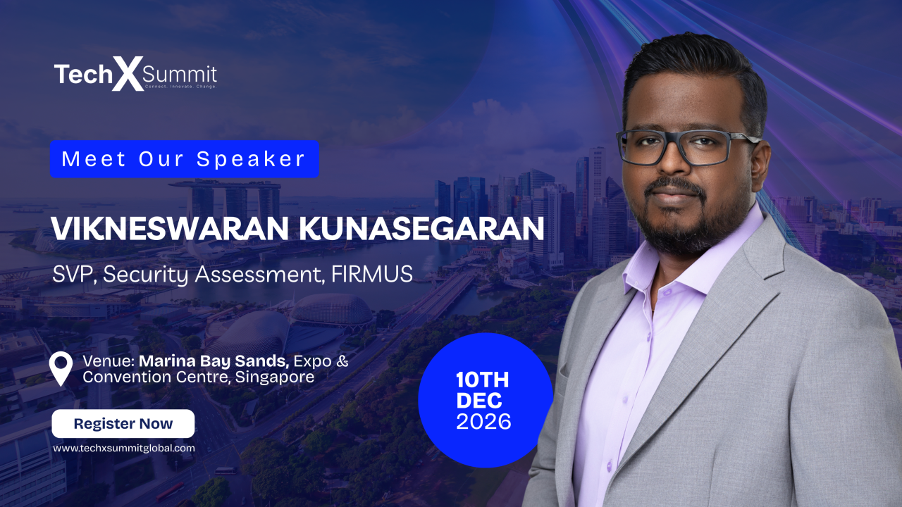 Vikneswaran Kunasegaran Takes the Stage at Tech X Summit Global 2026, Singapore as a Featured Speaker